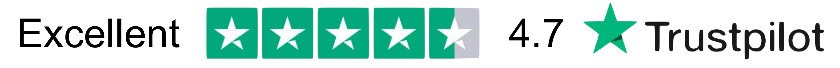 Excellent — 4,7 sur Trustpilot